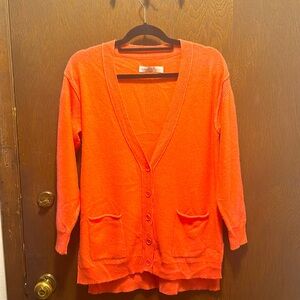 Anthropology Pilcro 100% cashmere v neck cardigan